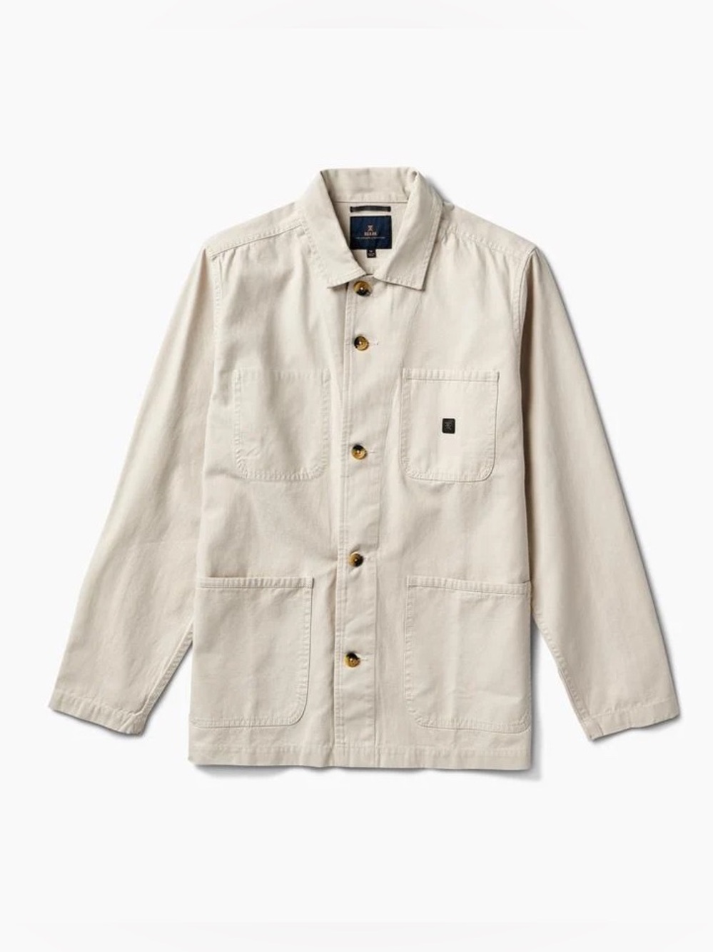 Roark Atlas Chore Jacket - Bone - Medium.  Lightweight Shirt Jacket Workwear